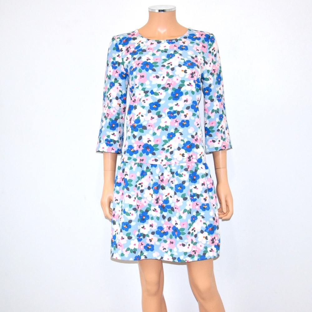CATH KIDSTON Painted Pansies Drop Waist Dress - 12
